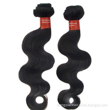 100% Unprocessed Brazilian Virgin Queen Human Hair Weave, Body Wave, Grade 5A, Remy Weft